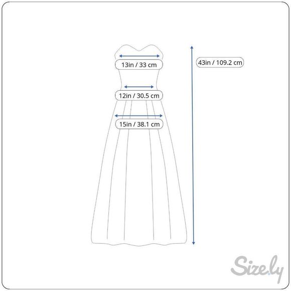 Pradise Womens Dress Strapless Off the Shoulder Juniors Medium Blue Flowy Hi Low - Picture 8 of 8